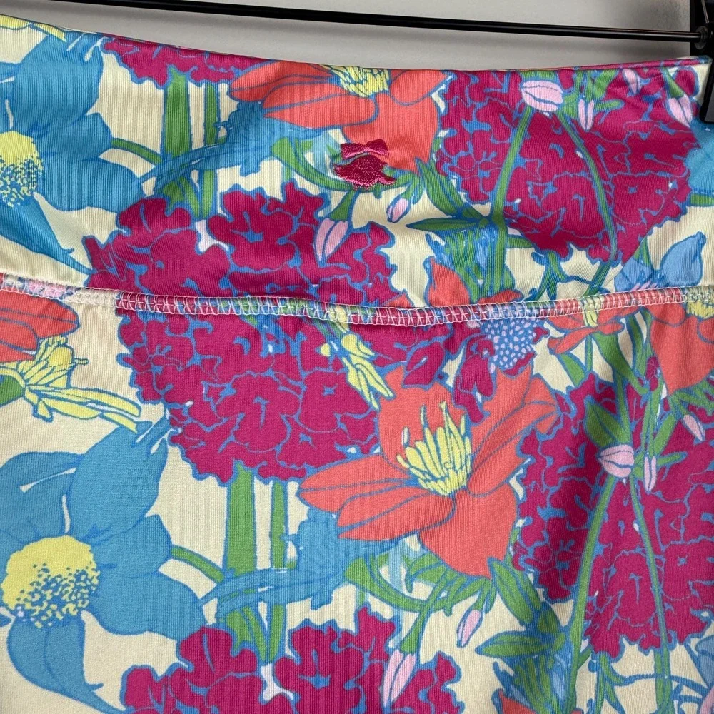 Birdies And Bows Athletic Skort Women S Multi Floral Performance Pickleball Golf